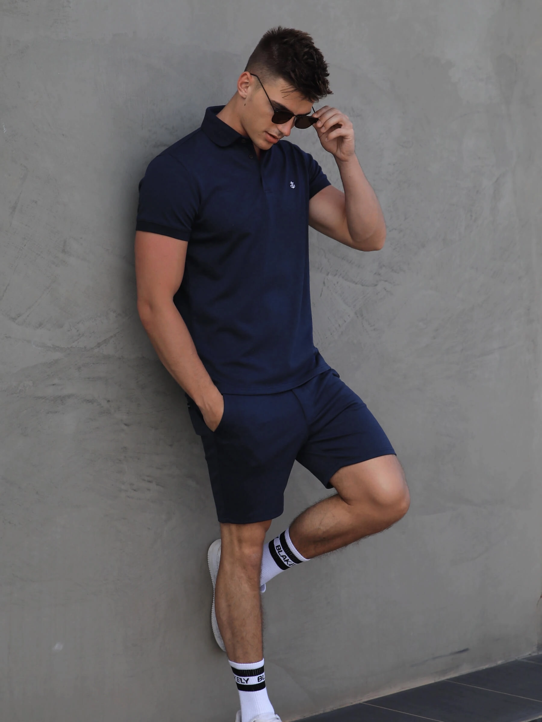 Active Design Sorrento Polo Shirt - Navy