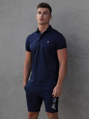 Comfortable Look Sorrento Polo Shirt - Navy