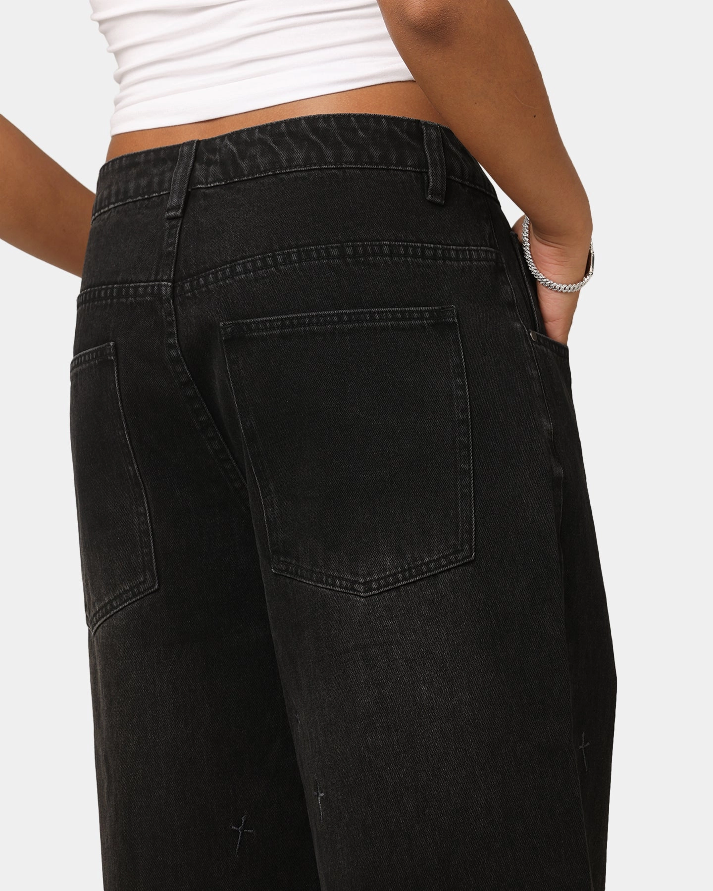 Easy Layer Saint Morta Amplus Graveyard Jeans Black Shadow