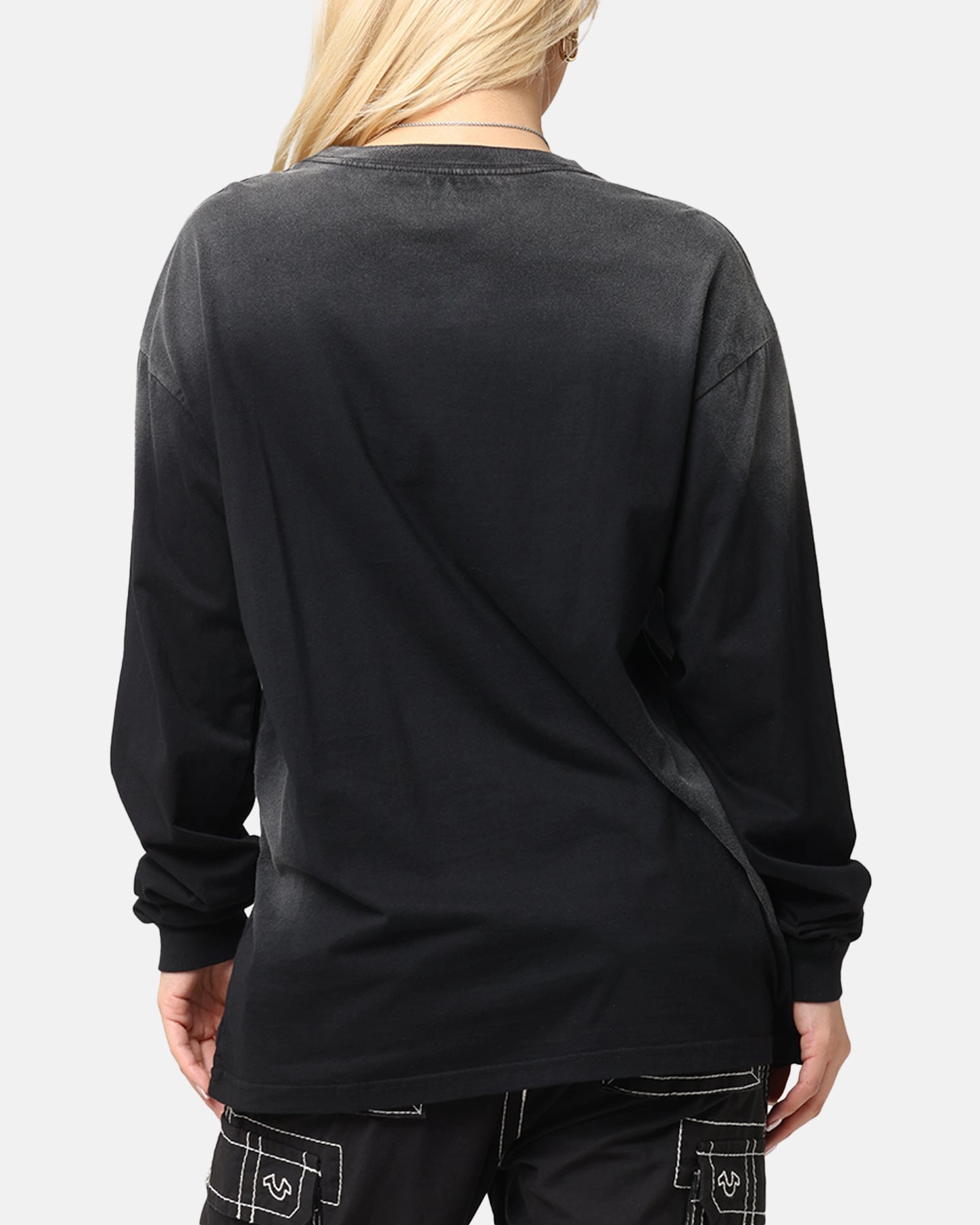 UltraSoftLining Guns N Roses Next Door To Hell Long Sleeve T-Shirt Washed Black