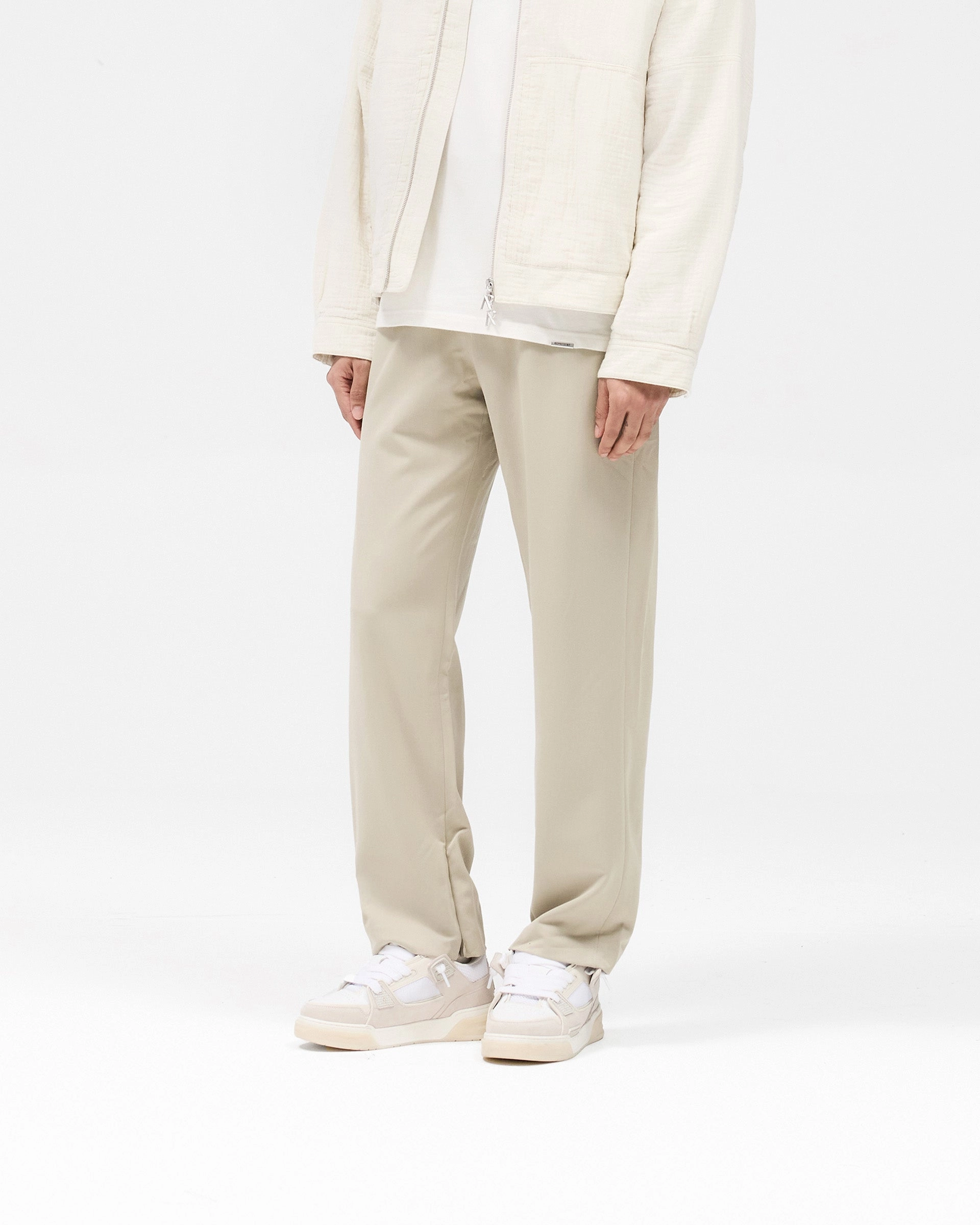Sporty Stretch Fit Core Pant - Beige