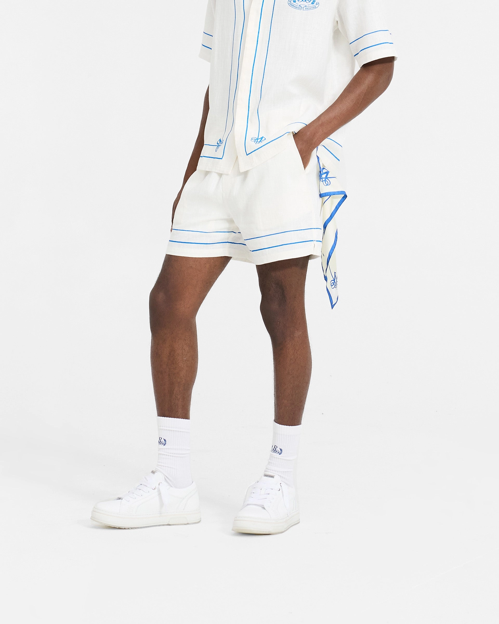 Sporty Design Permanent Vacation Short - Flat White