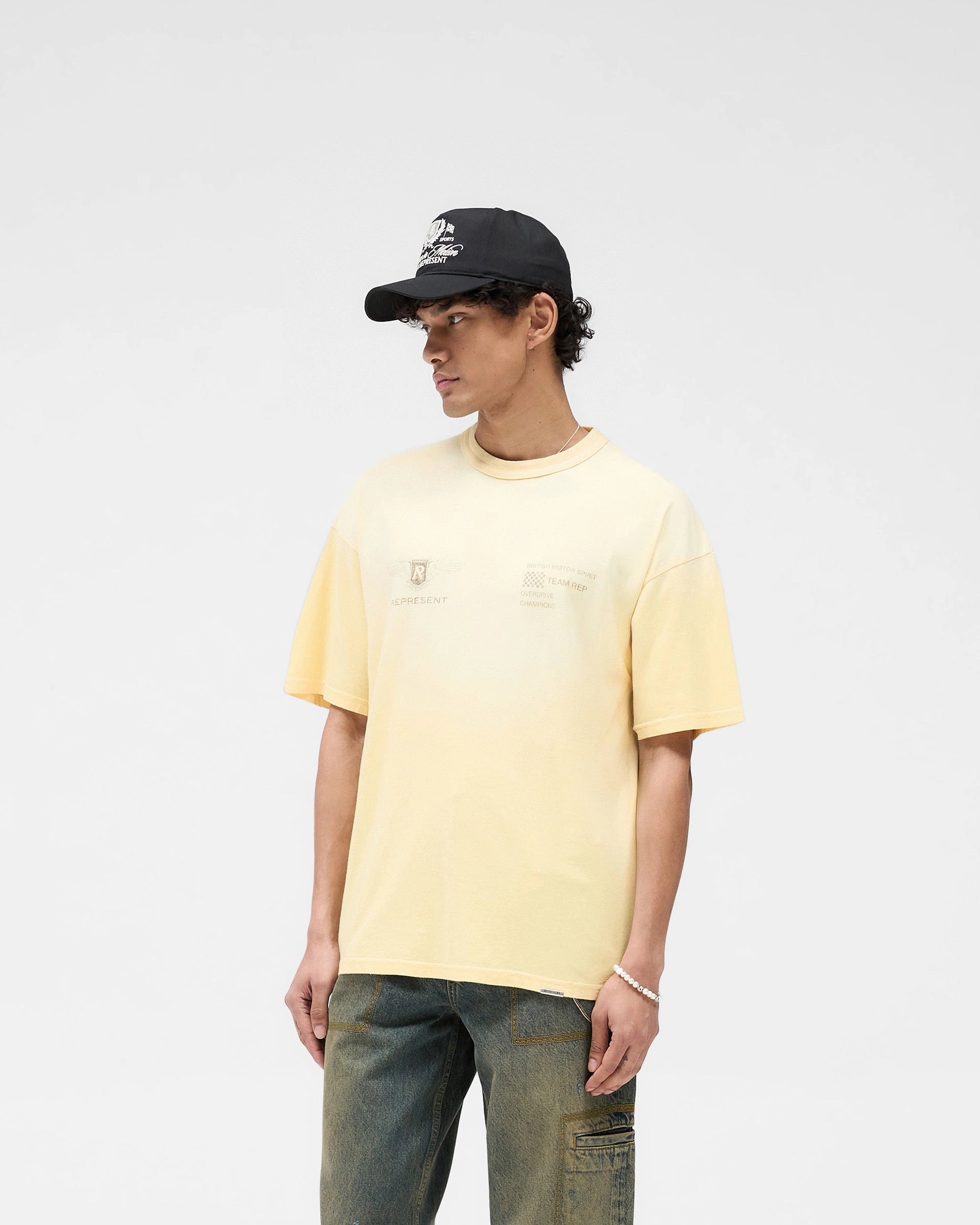 Team Rep T-Shirt - Light Yellow Light Stretch