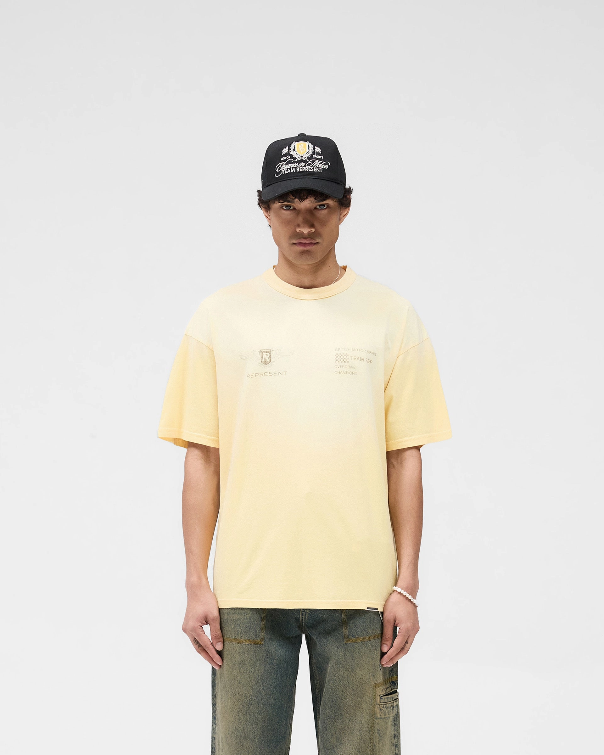Team Rep T-Shirt - Light Yellow Breathable Wear Fit