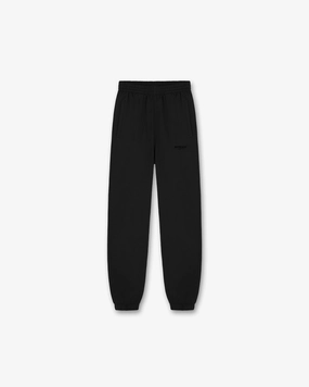 Versatile Waist WindproofLayer Represent Owners Club Flocked Sweatpant - Black