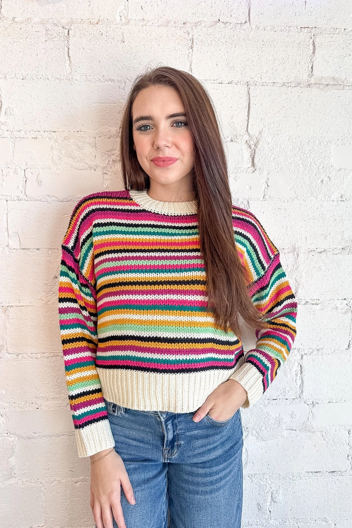 Winter In Candy Land Sweater Cozy Classic