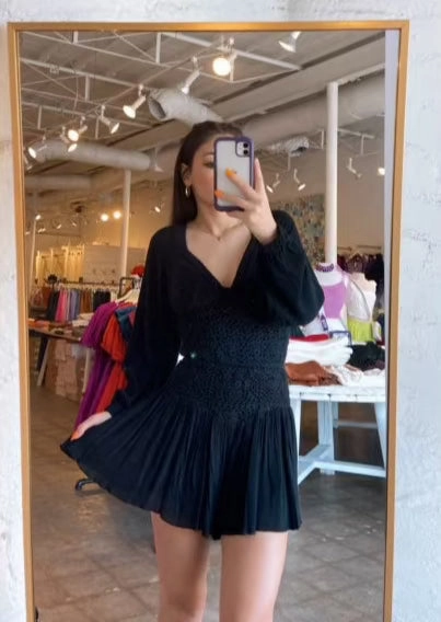 Easy Flex Crinkle Shorts with Crochet Detail