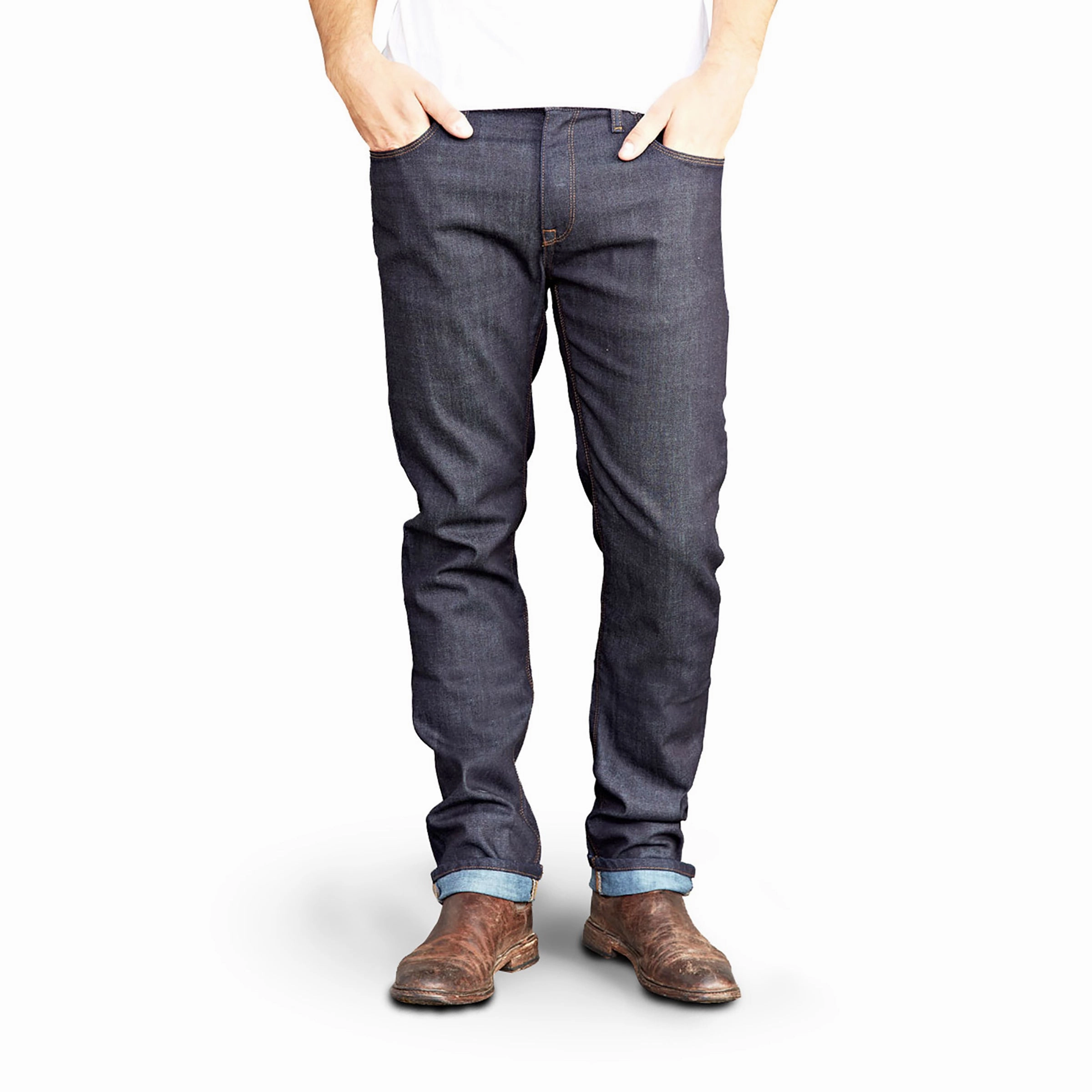 Slim Mosco Jeans No Iron Wear Soft Aesthetic