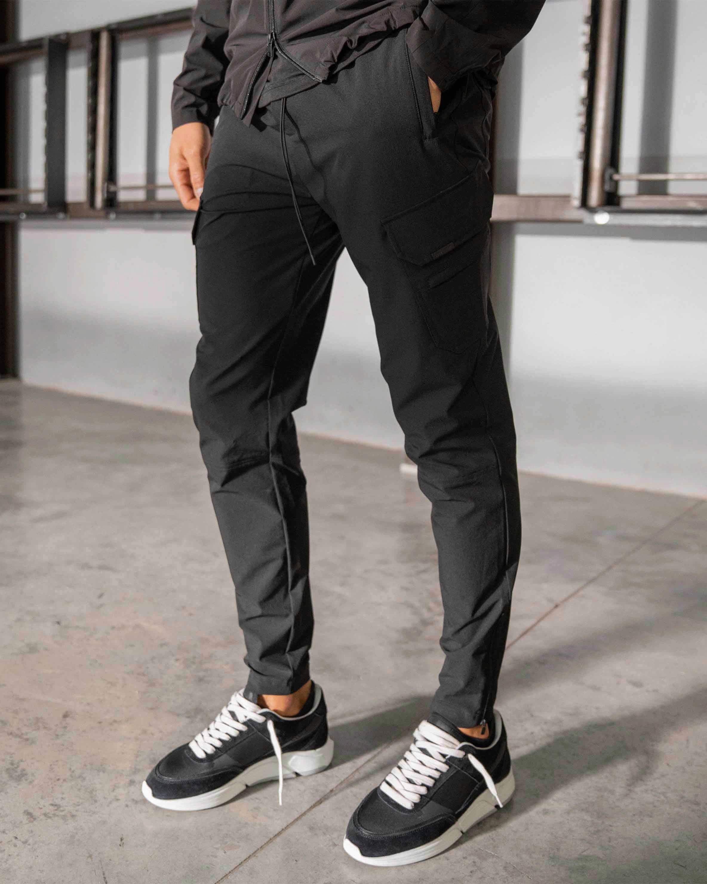 Minimal Stretch Fit Indoor Comfort 247 Zip Pant - Black