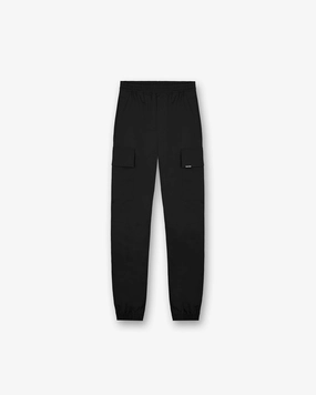 Cuffed Cargo Pant - Black Elastic Free Cuffs