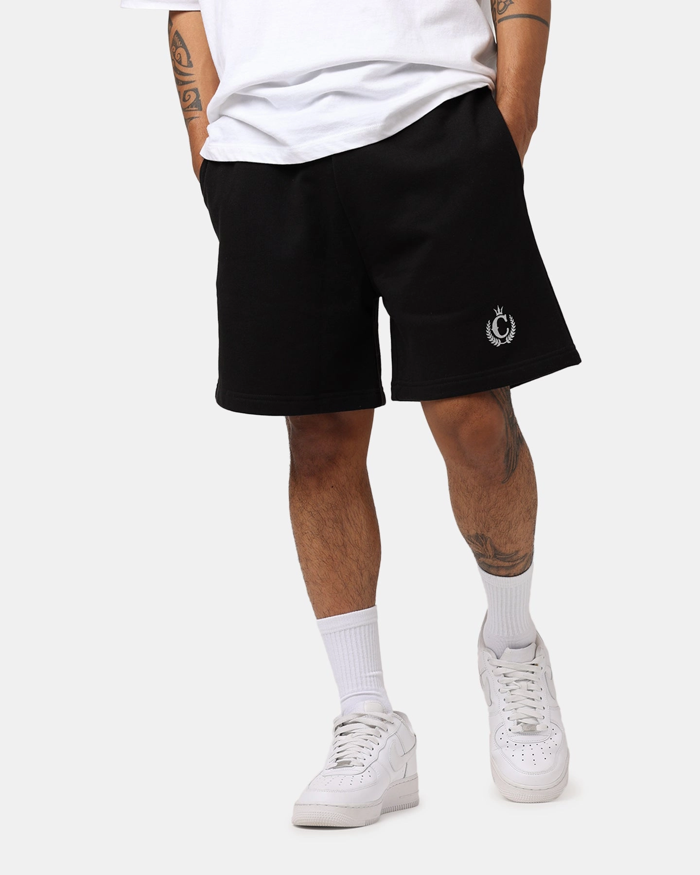 Comfort Wearable Breathable fabric Culture Kings CK Sweat Shorts Black
