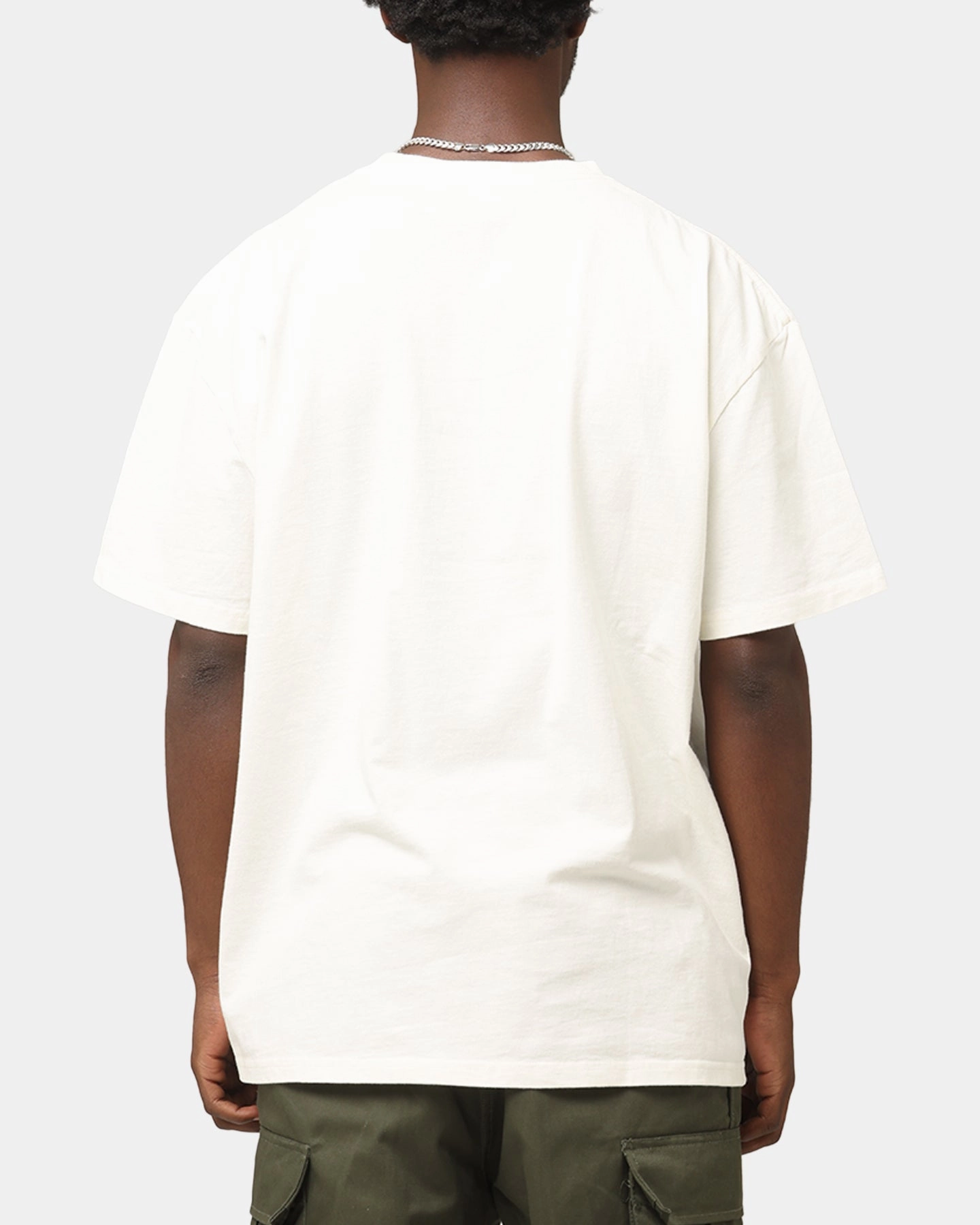 Ribbed Trim Culture Kings New York Rangers Heavy T-Shirt Off White