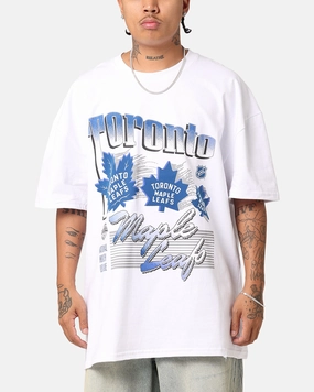 QuickDrying Reinforced Hem Stitching Culture Kings Toronto Maple Leafs Heavyweight T-Shirt White