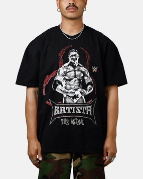 LowMaintenanceFabric Culture Kings X WWE Dave Bautista Ruthless Aggression Vintage T-Shirt Black