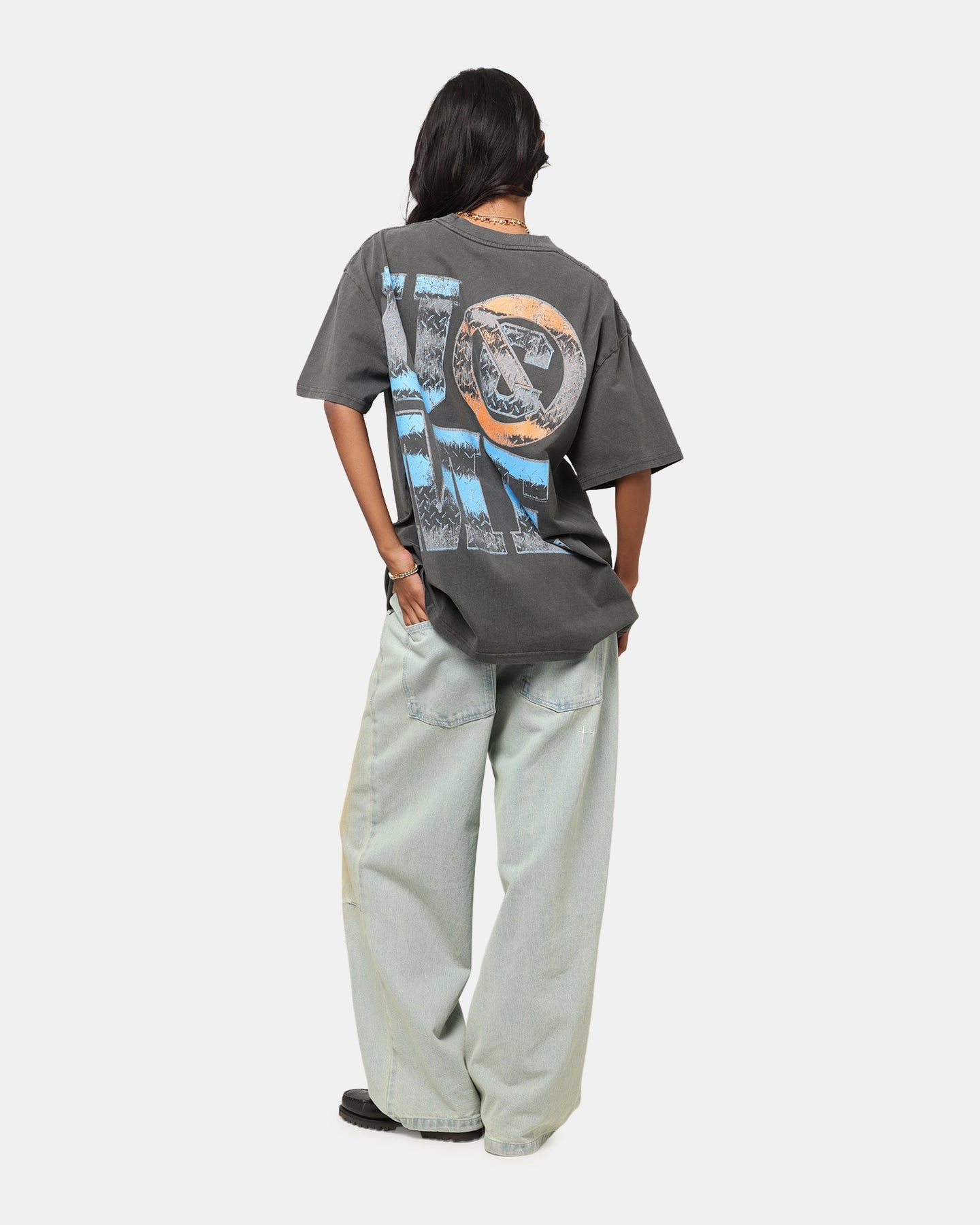 Culture Kings X WWE John Cena Heavyweight T-Shirt Black Wash EcoFriendly Dye Process Thermal Insulation Core