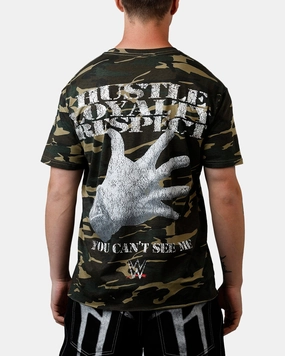 FlexibleLayeredConstruction Culture Kings X WWE John Cena Ruthless Aggression Vintage T-Shirt Woodland Camo