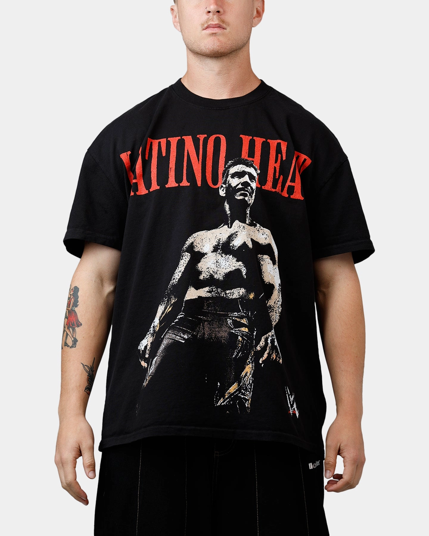 Culture Kings X WWE LWO Eddie Guerrero T-Shirt Black Reinforced Shoulder Panels Antimicrobial Treatment