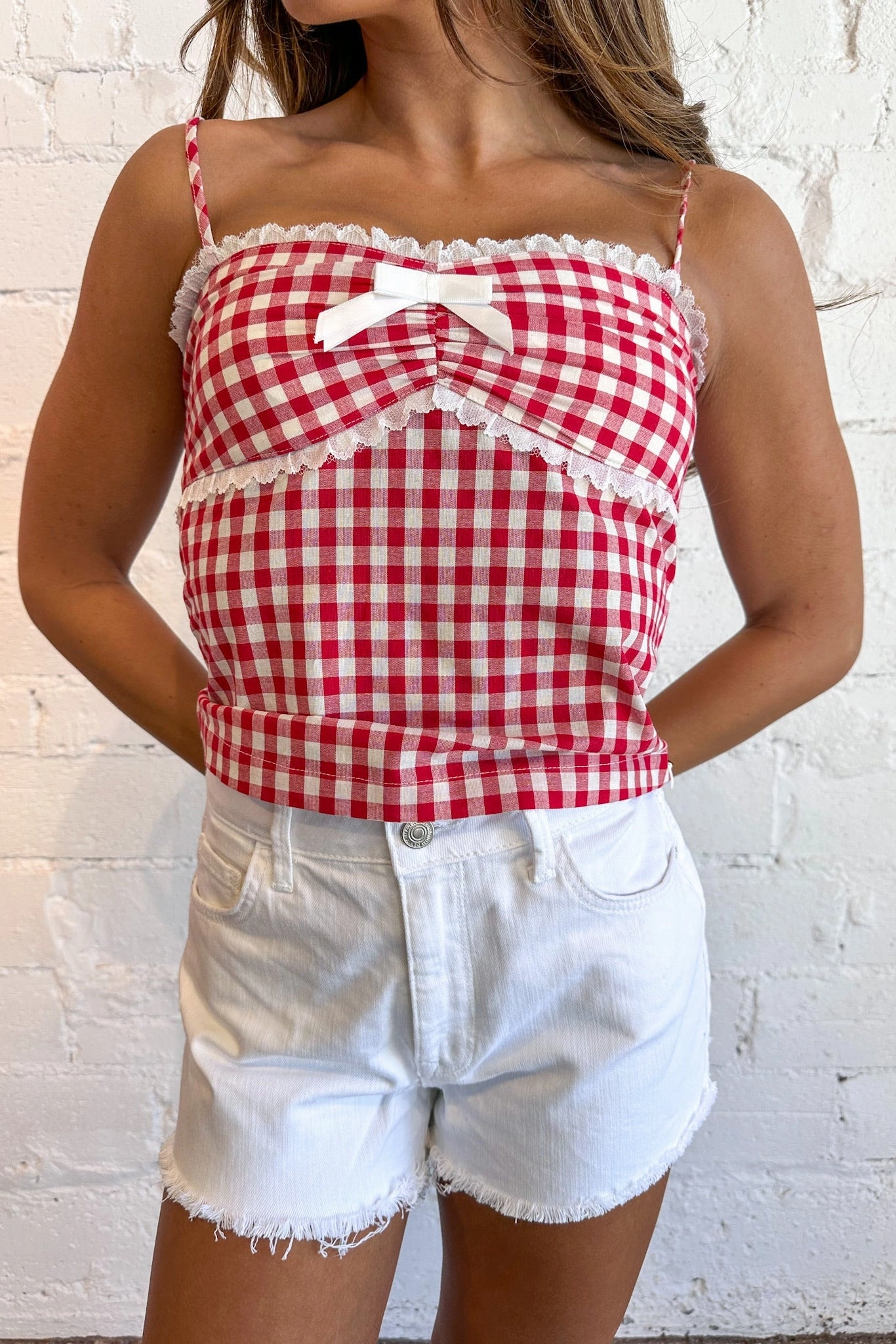 semi-formal look Mavi Rosie Denim Shorts