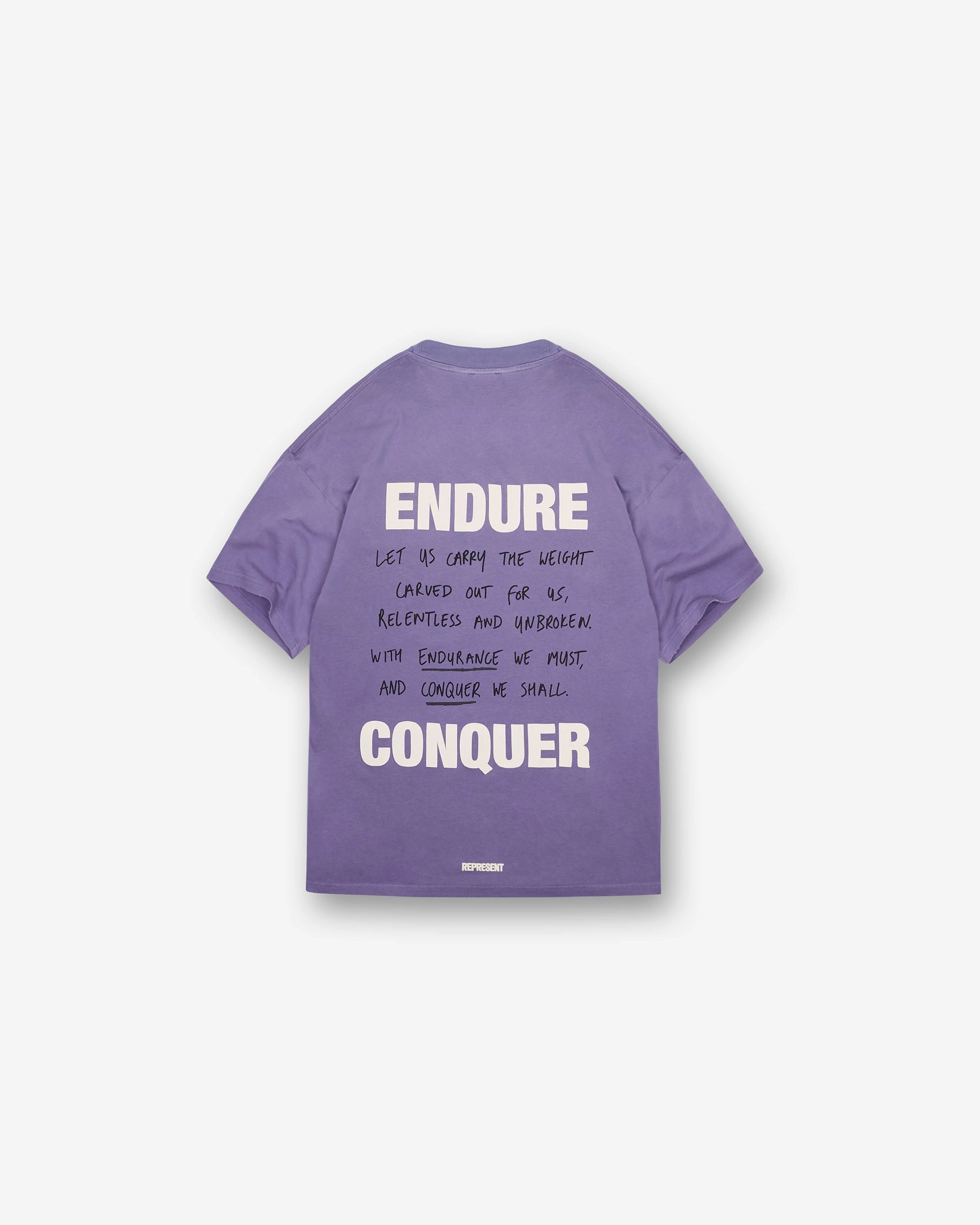 Atlas T-Shirt - Purple Drop Shoulder Design