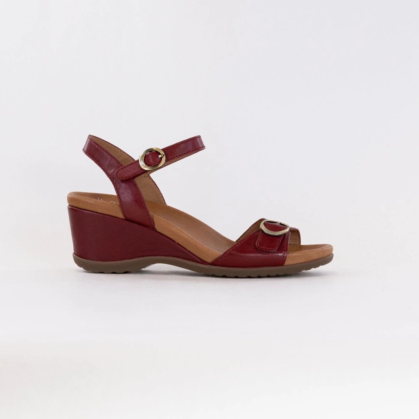 Comfortable outdoor wear Comfortable all-day wear Dansko Arielle (Women's) - Red Glazed Kid Leather