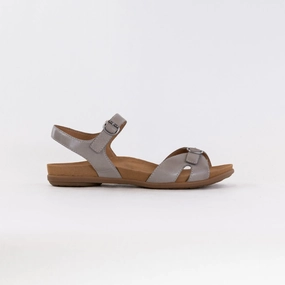 Pressure Relief Comfortable Travel Footwear Dansko Judith (Women's) - Stone Calf Leather