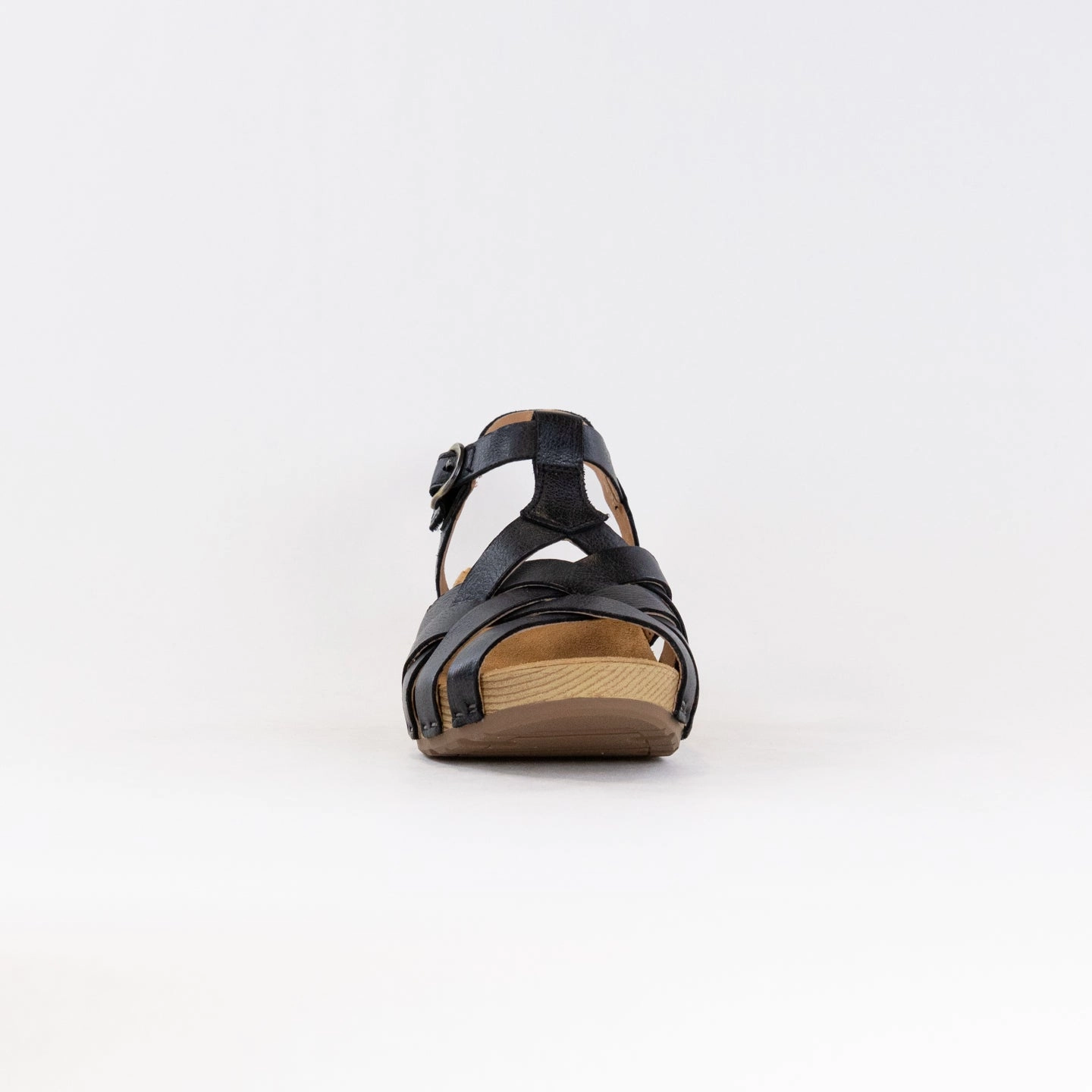 Seamless Edge Finish Dansko Tinley (Women's) - Black Milled Burnished Leather