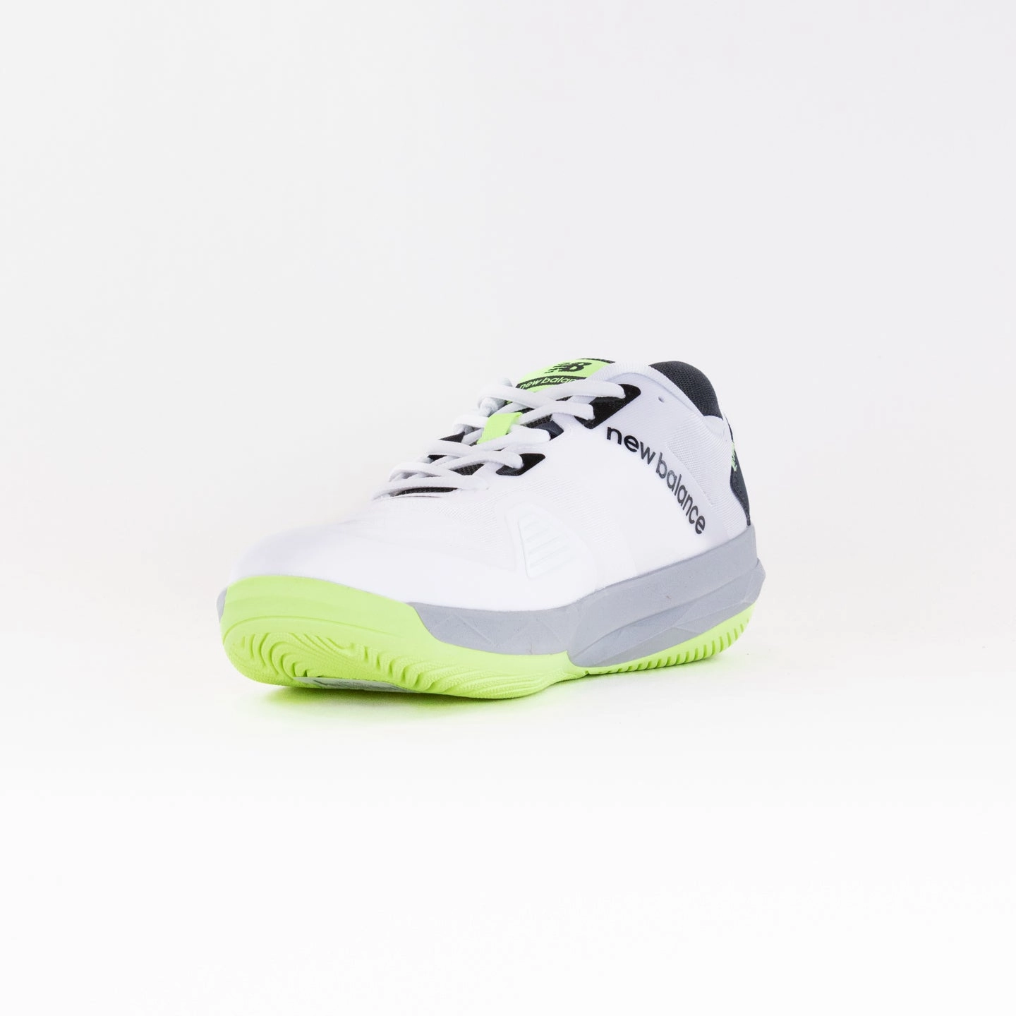 New Balance Tennis-Hard Court (Men's) - White Green Midfoot Wrap Nylon Stabilizer Plate