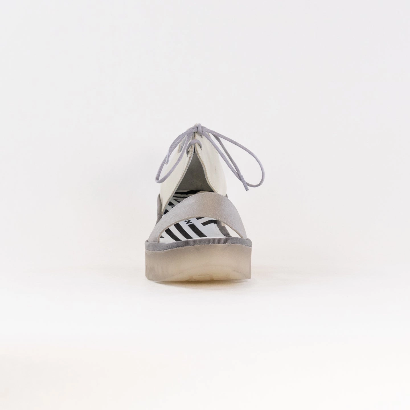 FLY London Crossover Sandals BILU465FLY (Women's) - Silver/Off White Walk Out