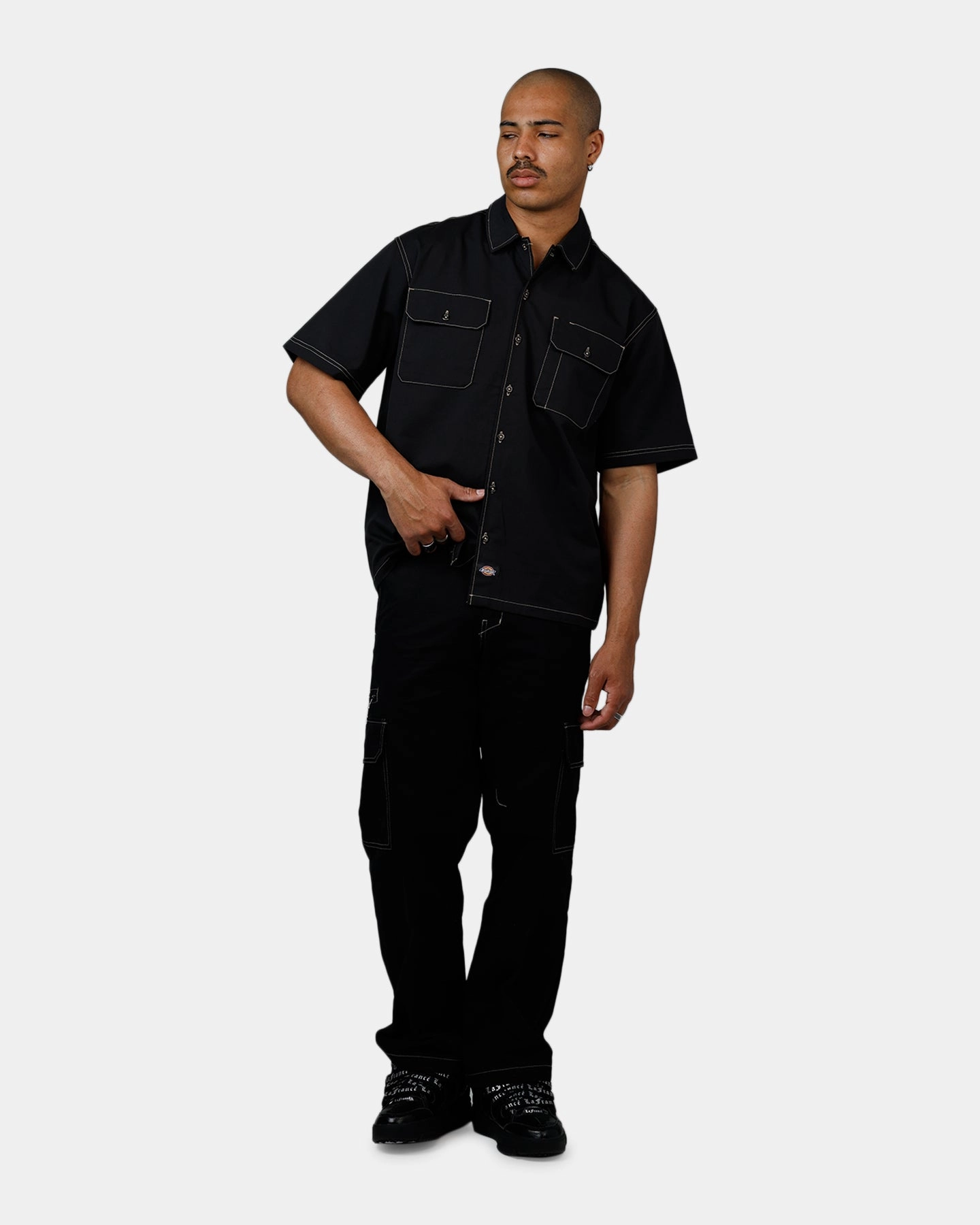 EasyClean Dickies Riverbend Work Shirt Black