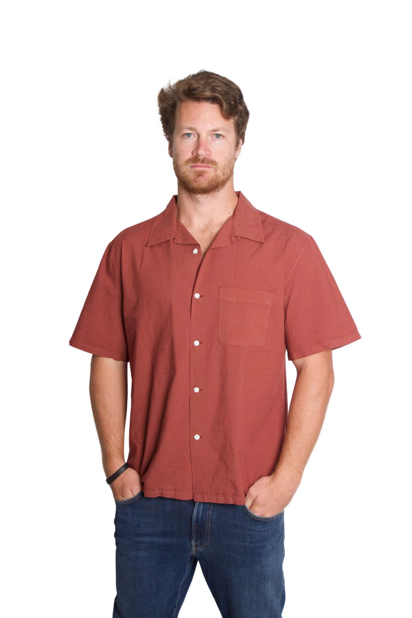Director Cotton Shirt Recycled Polyester Blend Breathable mesh
