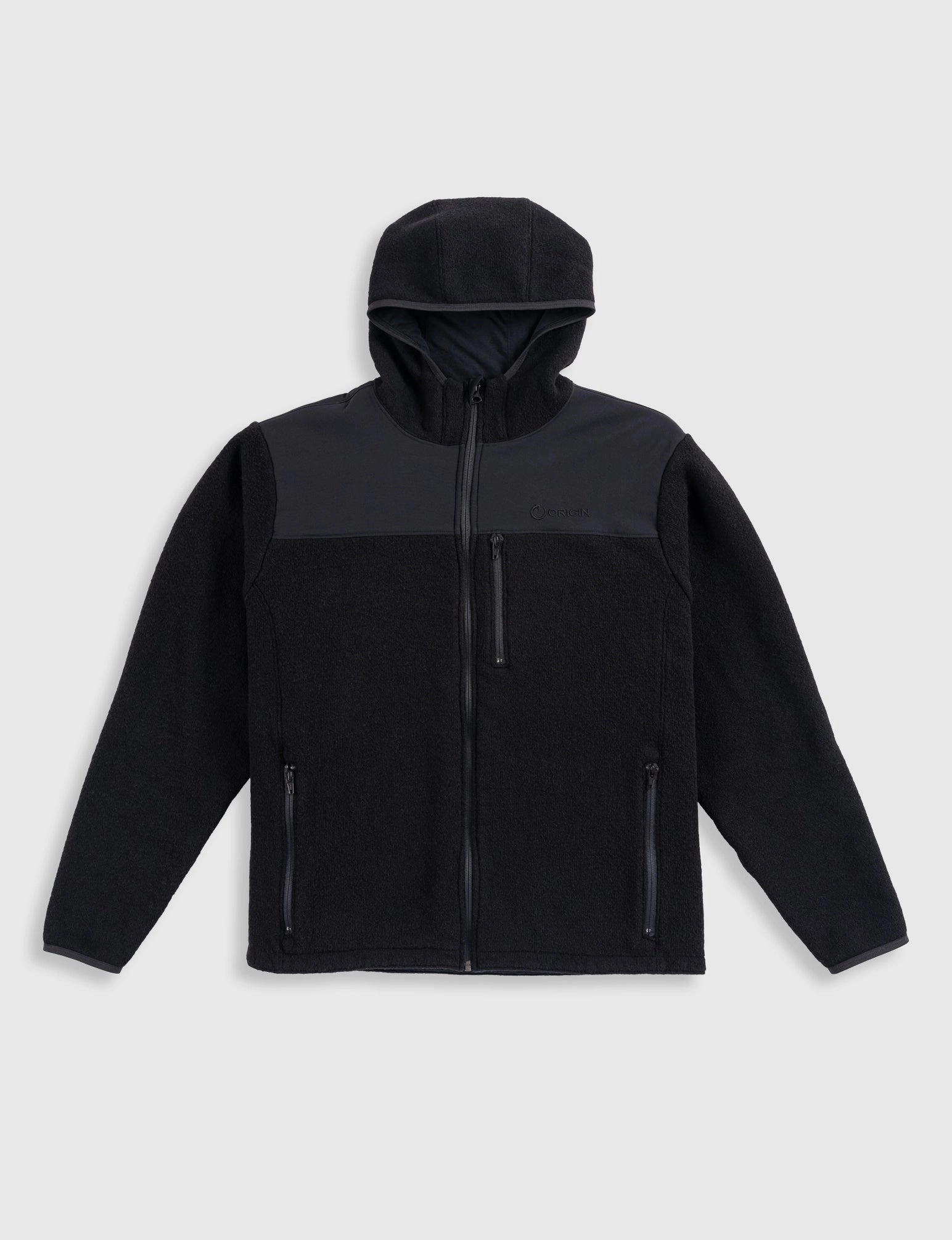 ORIGIN STEALTH WOOL? HOODED JACKET SOLID Outdoor Adventure Wear