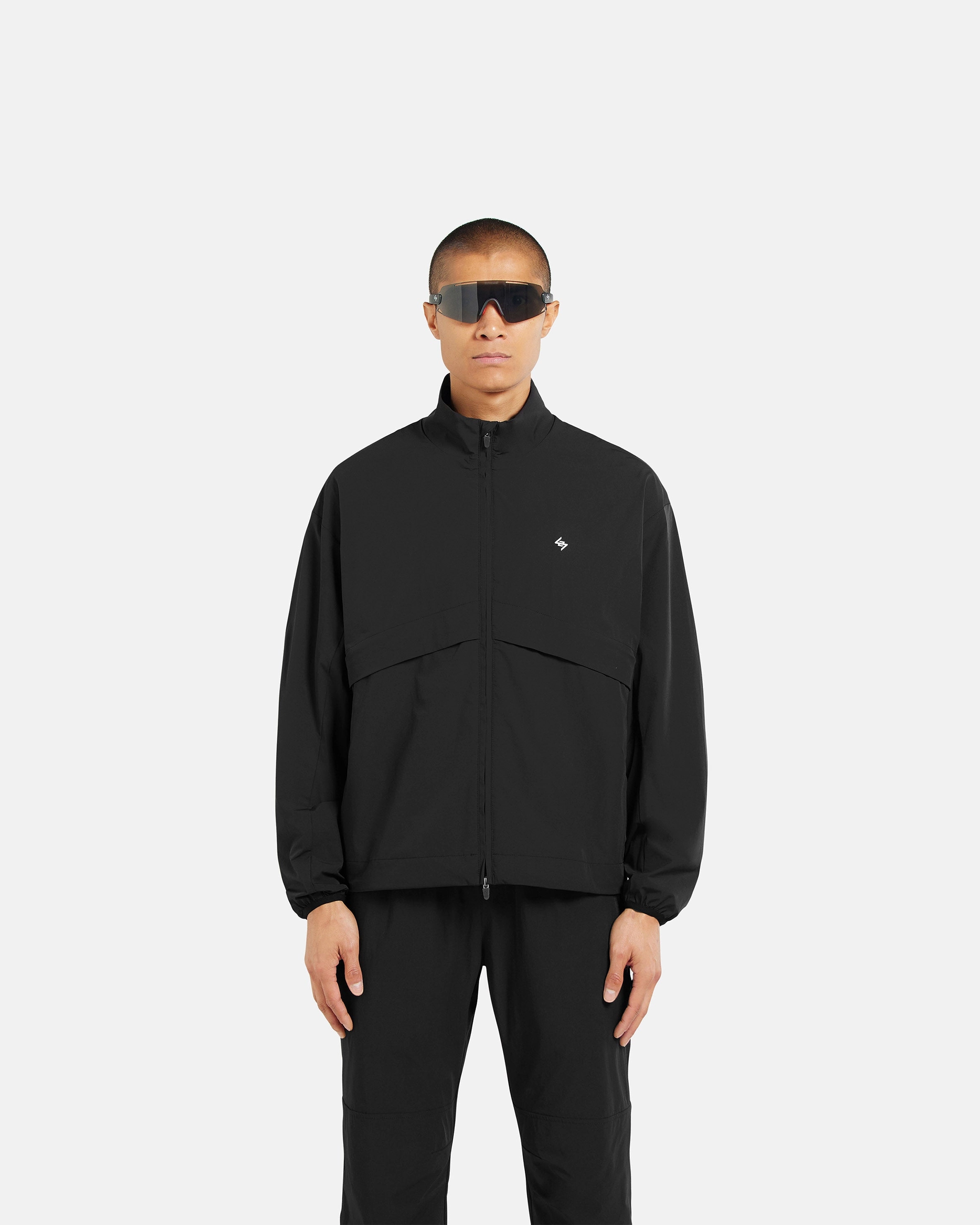 Extended Coverage City Ready Style Team 247 Track Jacket - Black