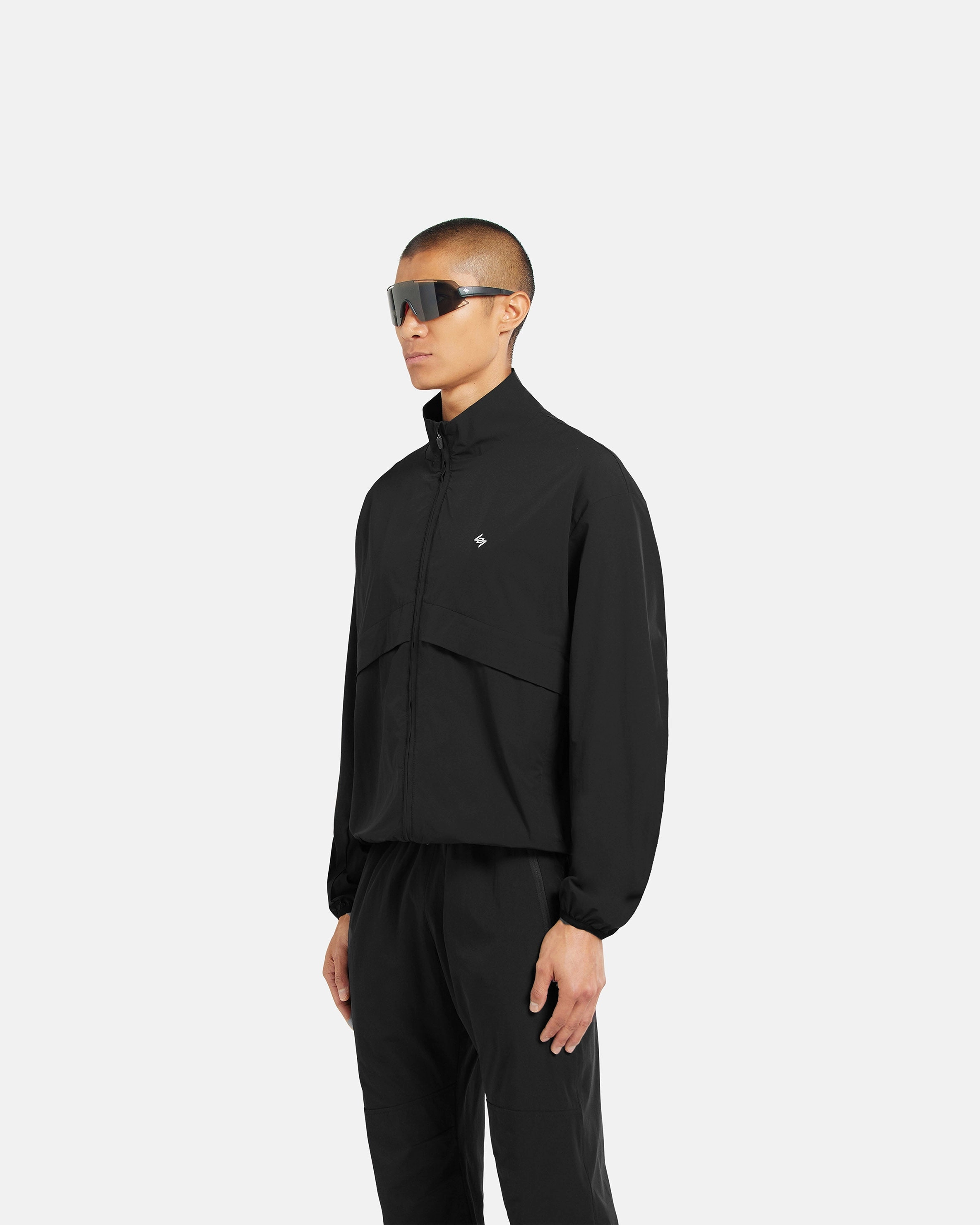 Team 247 Track Jacket - Black Extra Layer Piece Functional Pocket