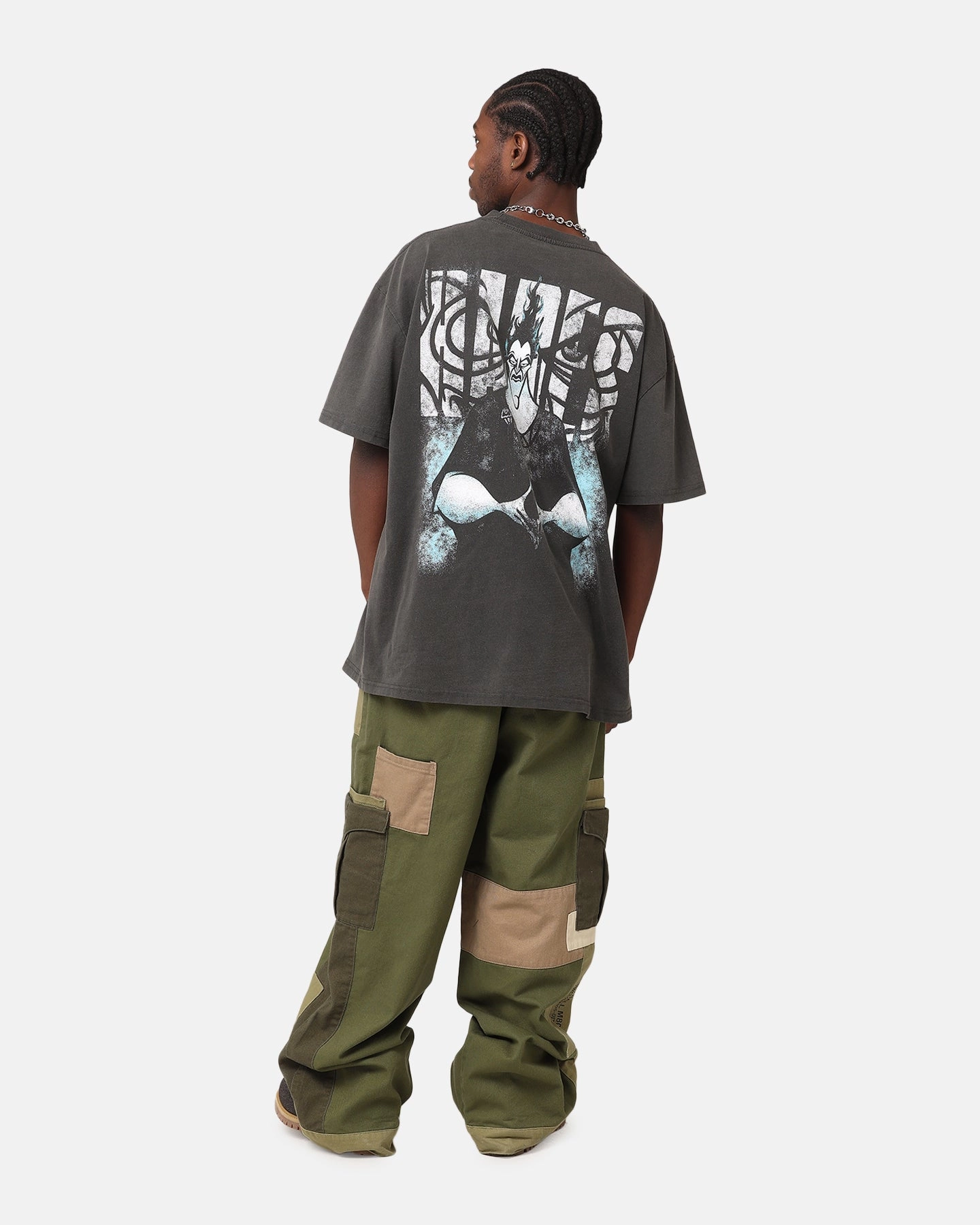 American Thrift Disney Hercules Hades Heavyweight T-Shirt Black Wash Tear Resistant Machine Washable Fabric