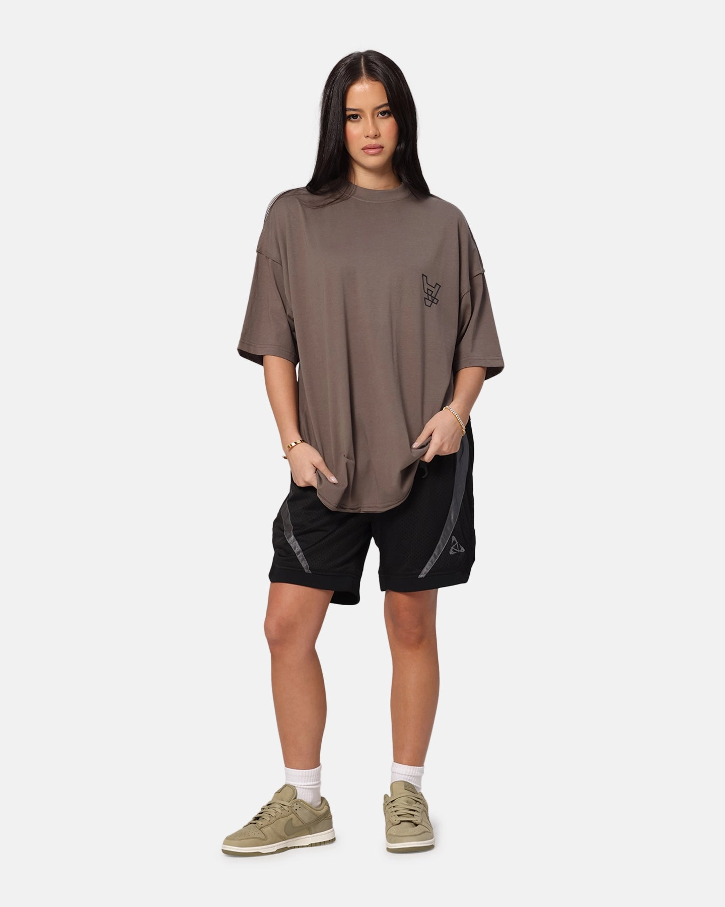 BreathableMaterial The Anti Order XY Aesthetic Non Seam T-Shirt Vintage Brown