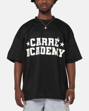 ButtonFront Carre Star Academy Mesh T-Shirt Black