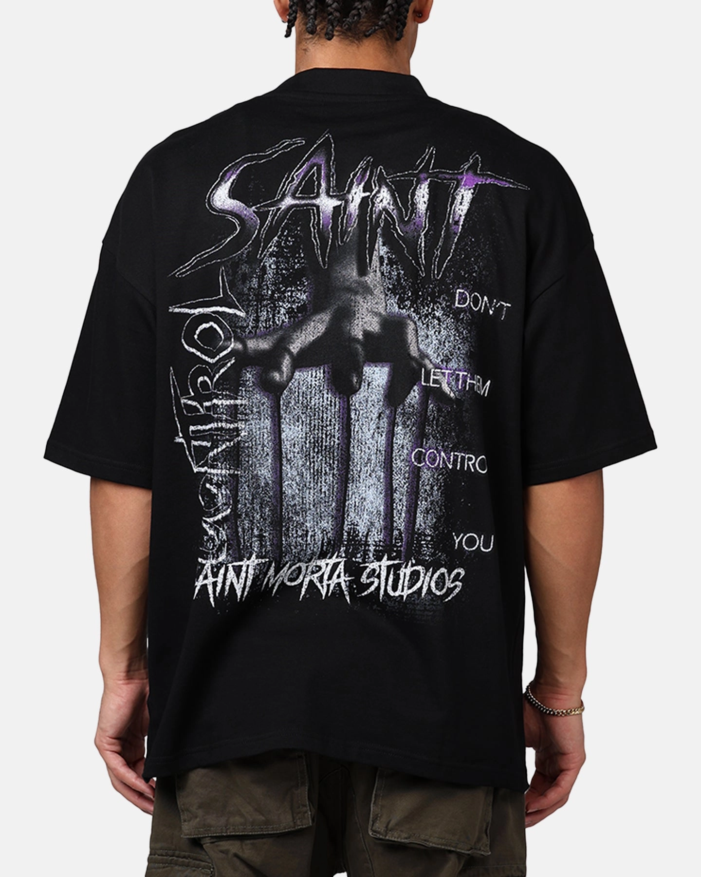 ButterySoftTextile Saint Morta No Control T-Shirt Black