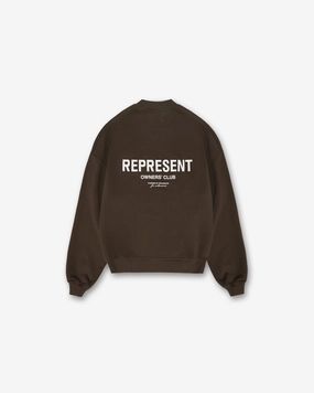 Represent Owners Club Sweater - Brown All Season