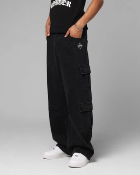 Loiter F-16 Balloon Cargo Pants Black Simple Silhouette