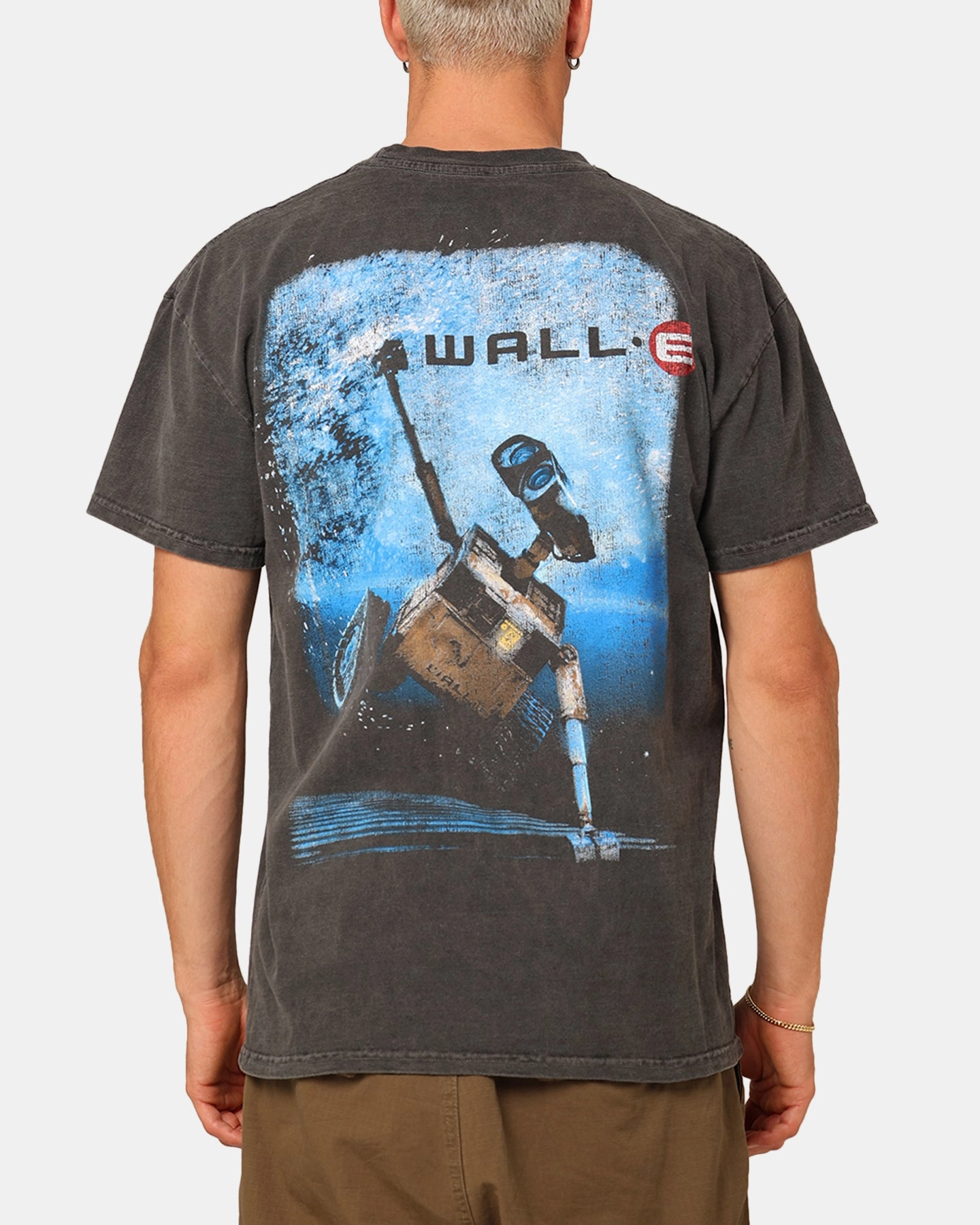 Ergonomic Pattern Design OdorResistant Technology American Thrift X Pixar Wall.E Heavyweight T-Shirt Black Wash