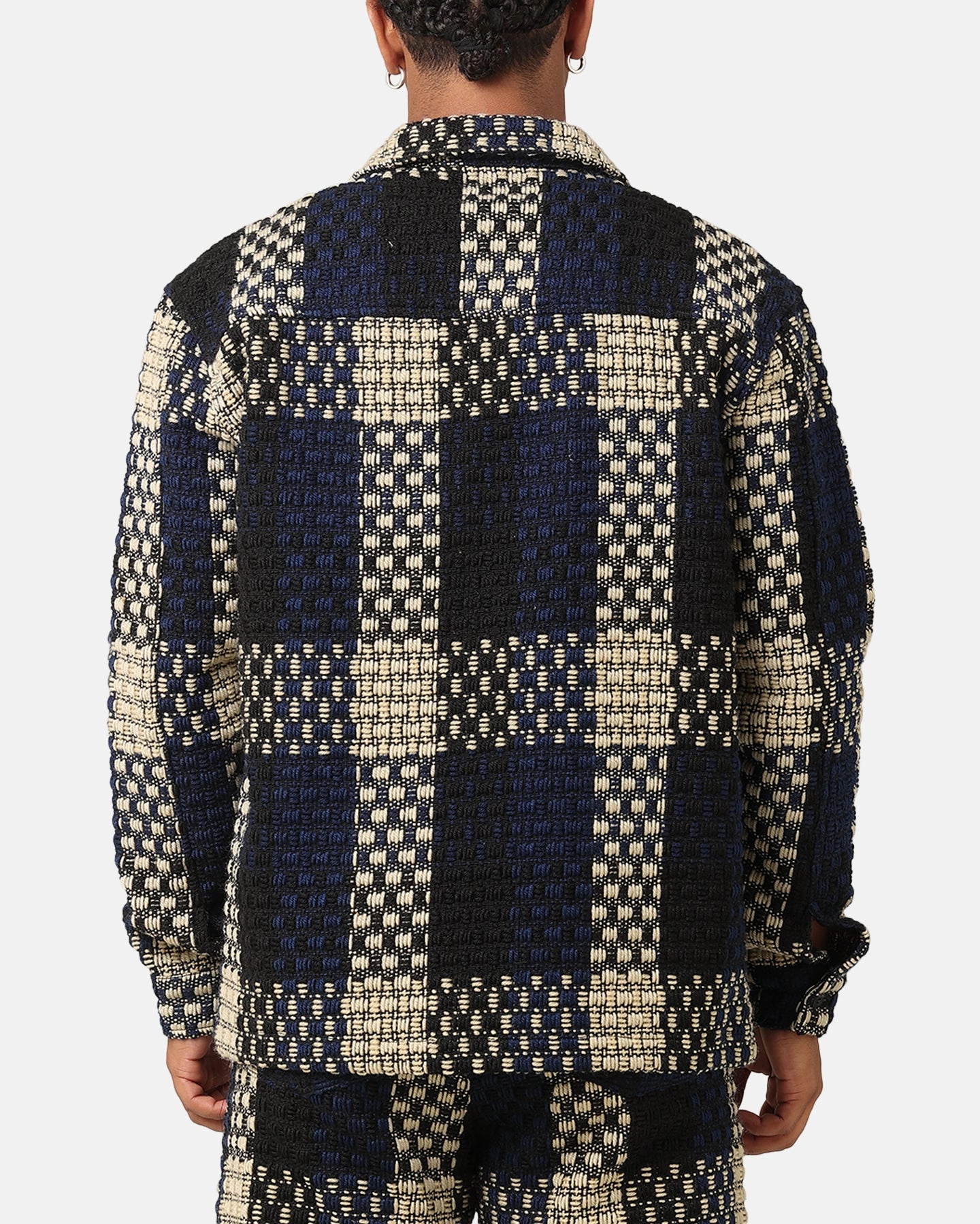 Low Profile Fastening XXIII Textured Weave Jacket Blue/Black/Yellow