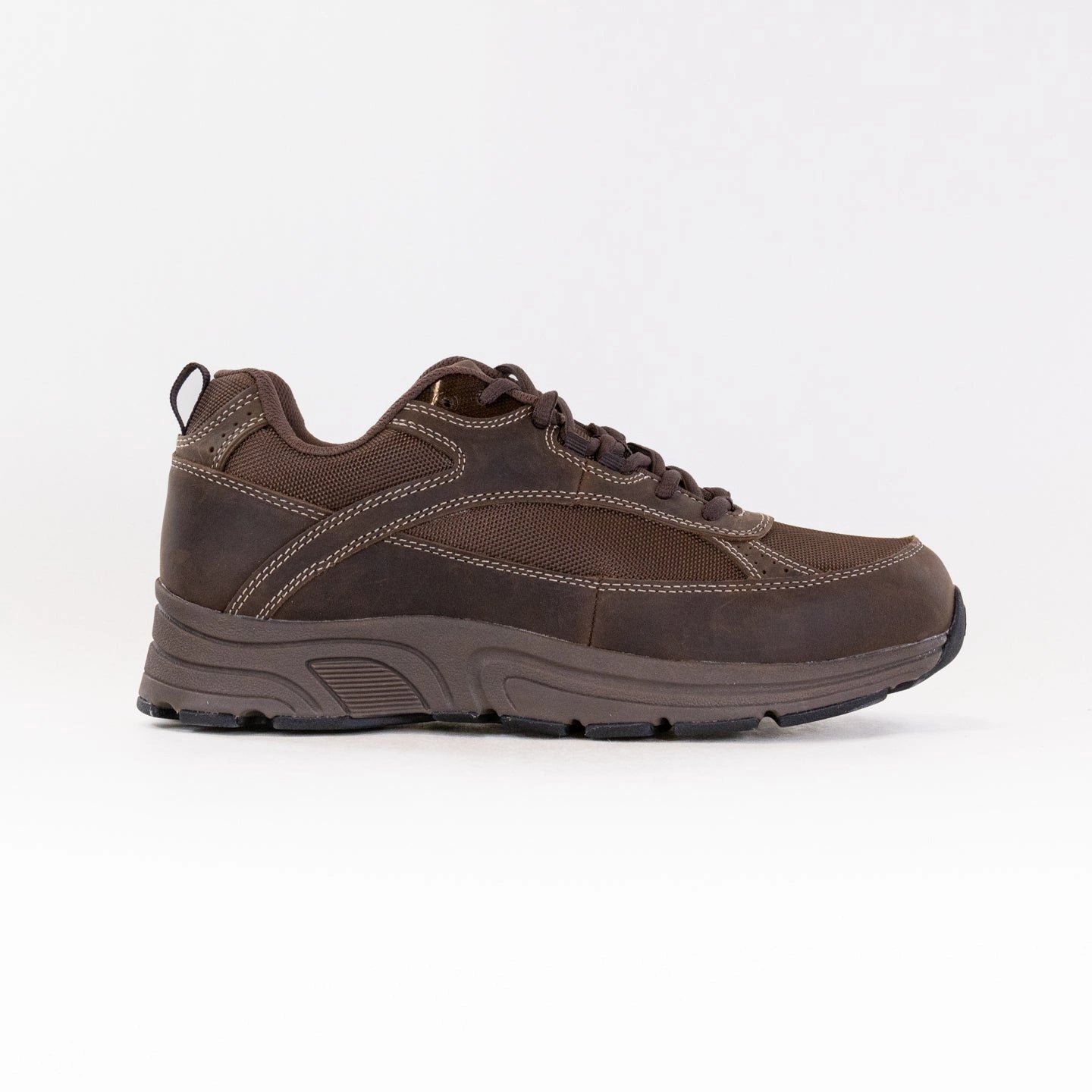 futuristic running option mesh upper shoes Drew Aaron (Men's) - Dark Brown