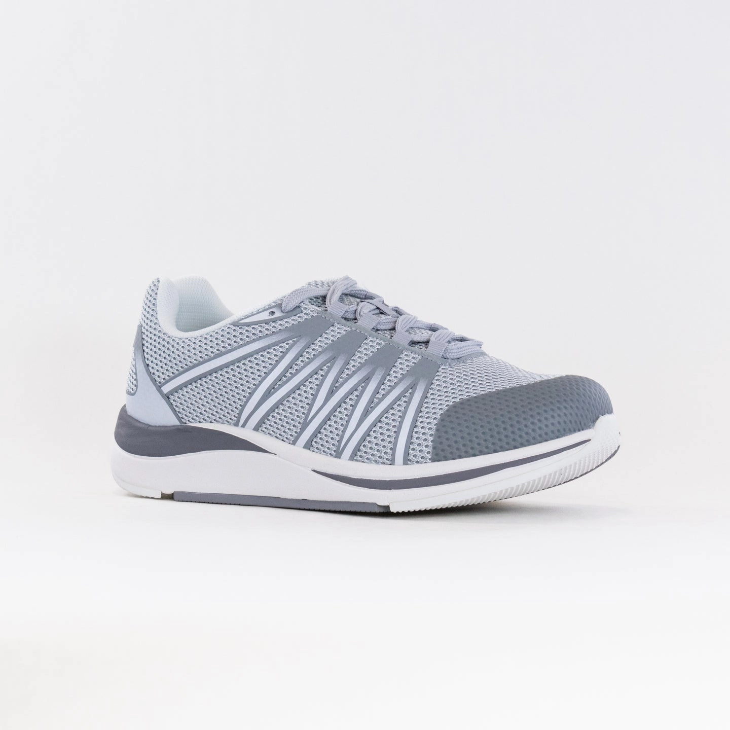 Drew Balance (Women's) - Grey Mesh Combo Reinforced - seams second - hand shoes