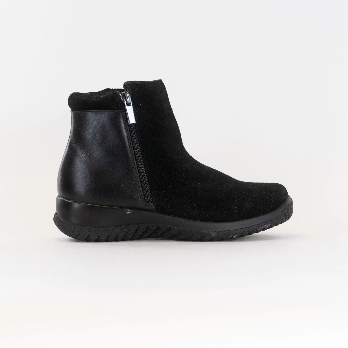 Drew Kool Boot (Women's) - Black Suede Combo Fashion Guy