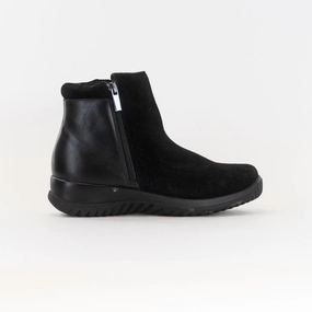 Water Resistant Secure Hold Drew Kool Boot (Women's) - Black Suede Combo