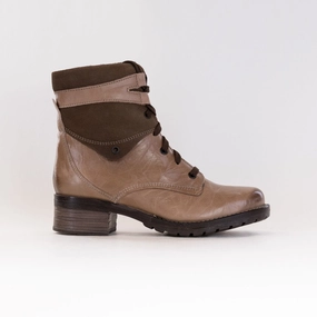 Dromedaris Kara Suede (Women's) - Taupe High-Top Style