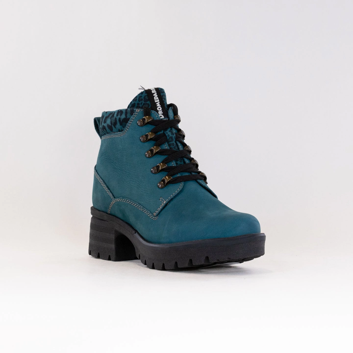 Dromedaris Karlie (Women's) - Teal/Leo Storm Mode Slip Resistant Night Travel