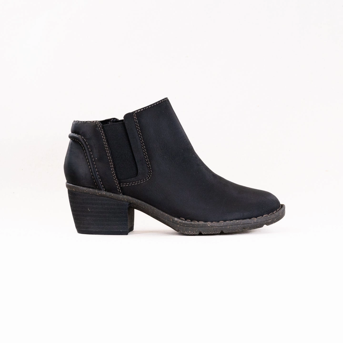 Clarks Kastela Lo (Women's) - Black Leather Comfortable Shank