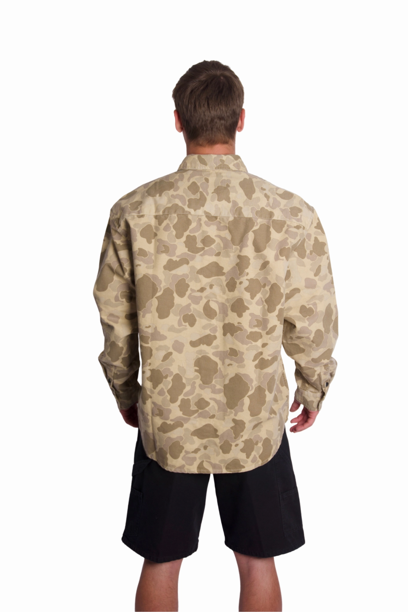 Comfortable Wear Duck Shirt in Desert Camo