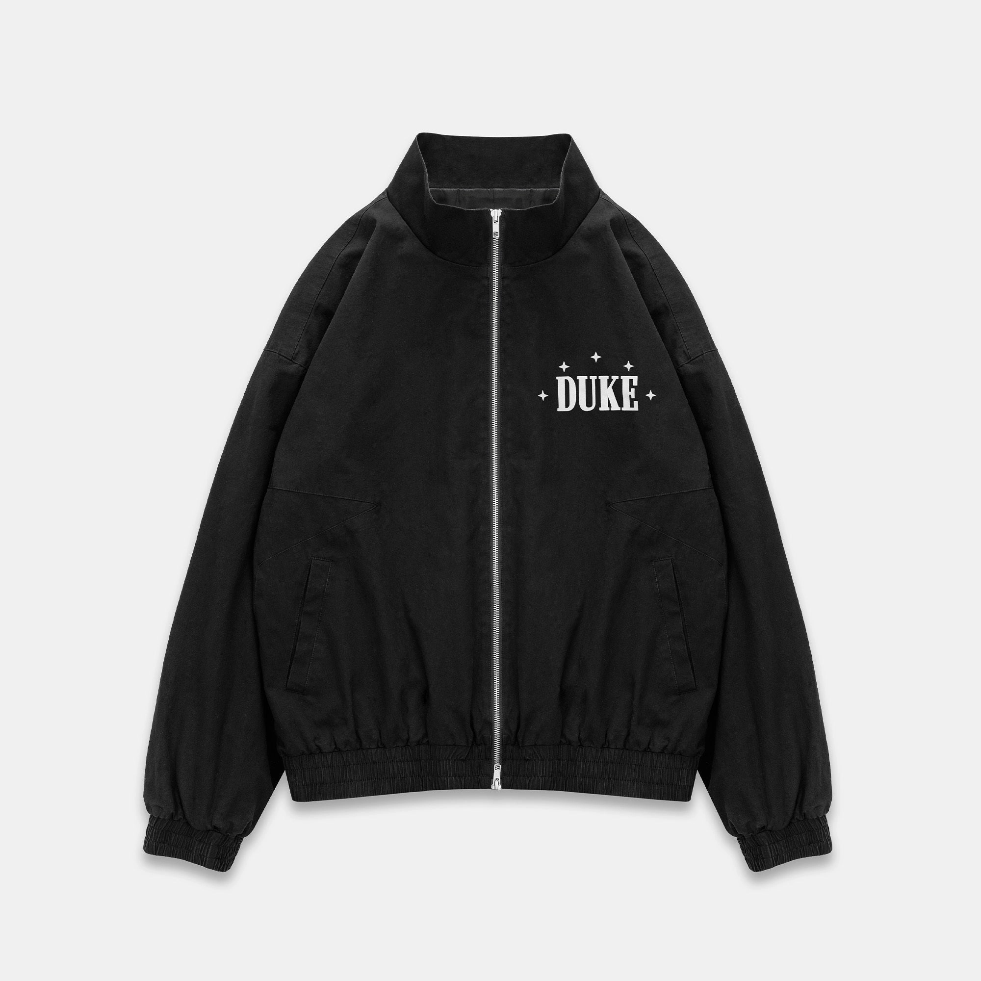 Flexible Comfort Duke Plus Black Track Jacket
